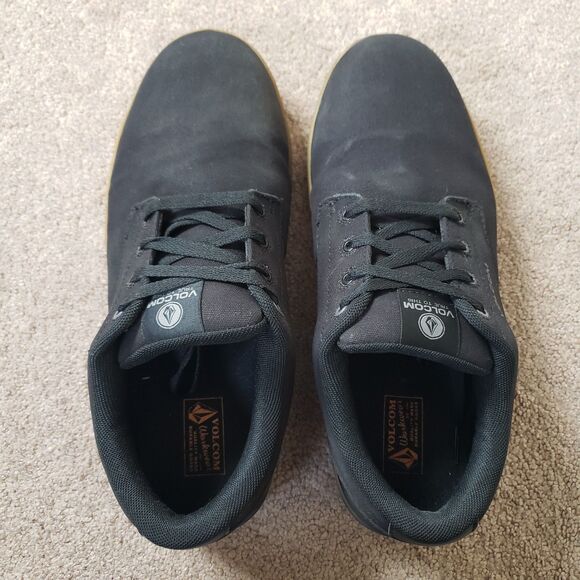 Volcom Composite Toe Sz 9.5 Mens Black Gum Workwear Shoe VM30117 Skateboarding - Picture 8 of 11